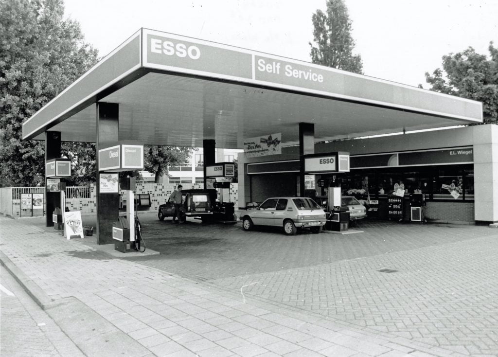 Benzinestation in Hengelo
